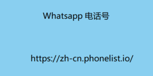 Whatsapp 电话号码列表